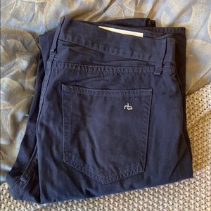 rag & bone navy khakis size 32